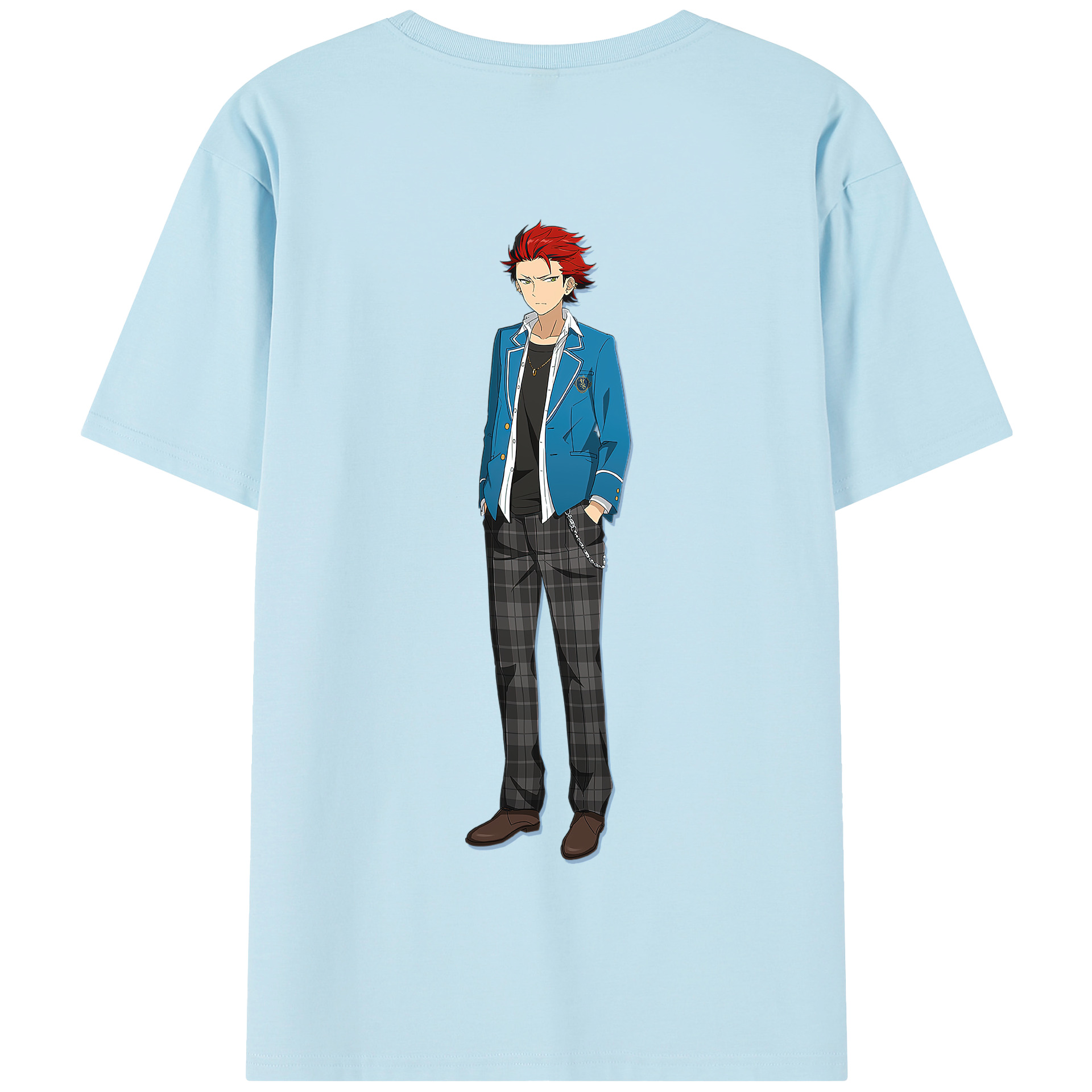 （画像用） あんさんぶるスターズ! Ensemble Stars 綿100％半袖Tシャツ（背面プリント）